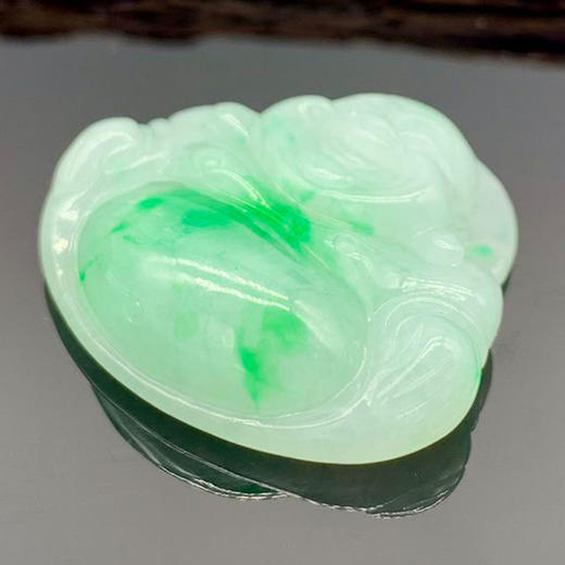 派瑞翡翠 翡翠佛 糯种 绿色 商品图3