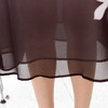 QYY-t211中年妈妈大码洋气高贵短袖过膝薄裙子 商品缩略图2