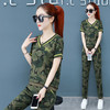 KY-27T79883新款2020夏修身显瘦气质潮流迷彩运动两件套 商品缩略图2