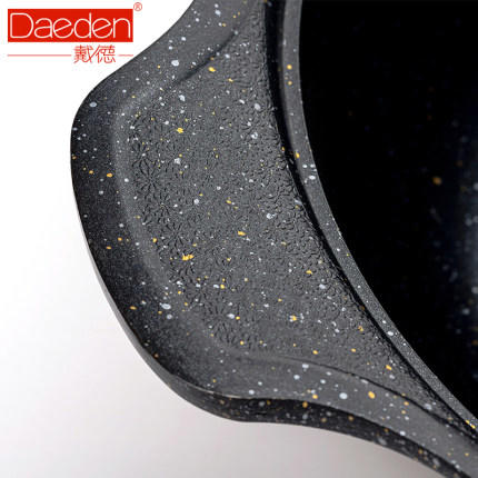 德国戴德麦饭石火锅三层加厚鸳鸯锅不粘电磁炉通用家用火锅32cm 商品图2