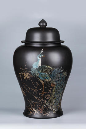 紫器丹青  茶缸