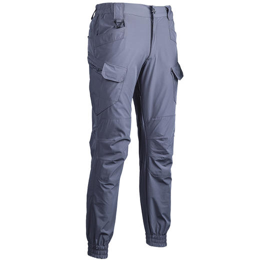 夏季IX7速干战术长裤男 弹力特种兵 修身户外男装作训束脚裤 荷叶拒水 舒适 商品图3