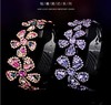 ZY-H064高档水钻花朵扭扭夹  丸子头头饰盘发器 商品缩略图1