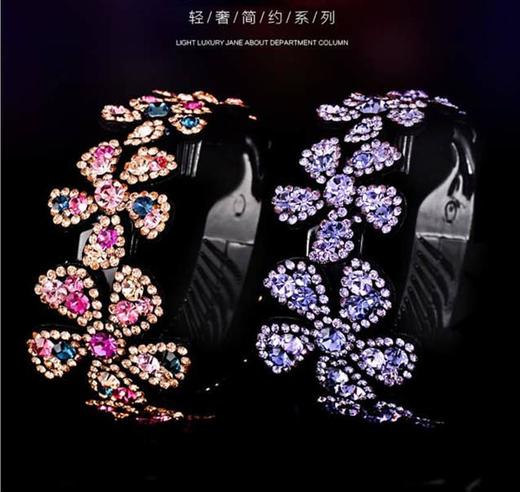 ZY-H064高档水钻花朵扭扭夹  丸子头头饰盘发器 商品图1