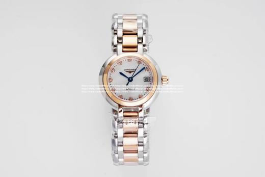 圆润皎洁 精致秀气！品鉴N强女士机械——浪琴表心月系列腕表。【精彩细节】1.腕表尺寸26.5毫米，圆润皎洁的表壳做工出色，散发如正品一般的柔和质感。2.间金镀层——采用18KPVD电镀，并非普通电镀 商品图0