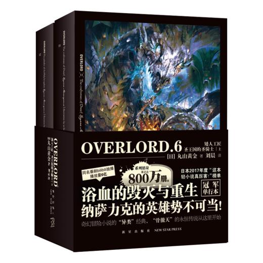 【新星新书】 OVERLORD.6 矮人工匠·圣王国的圣骑士(上) （全二册） B站同名番剧不死者之王骨傲天再现传说 奇幻冒险网游小说简体中文 新星出版社丸山黄金著 商品图0