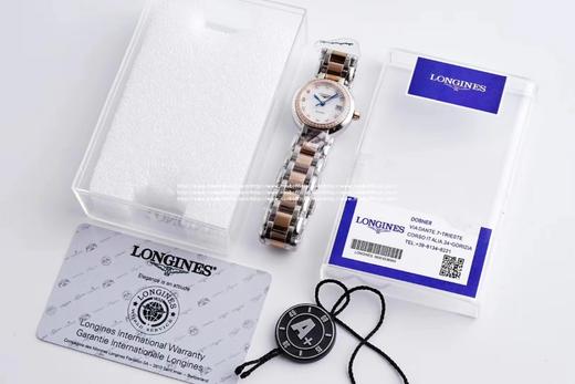 圆润皎洁 精致秀气！品鉴N强女士机械——浪琴表心月系列腕表。【精彩细节】1.腕表尺寸26.5毫米，圆润皎洁的表壳做工出色，散发如正品一般的柔和质感。2.间金镀层——采用18KPVD电镀，并非普通电镀 商品图12