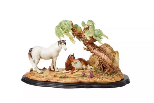 【6F】法蓝瓷双骏呈祥 商品图0