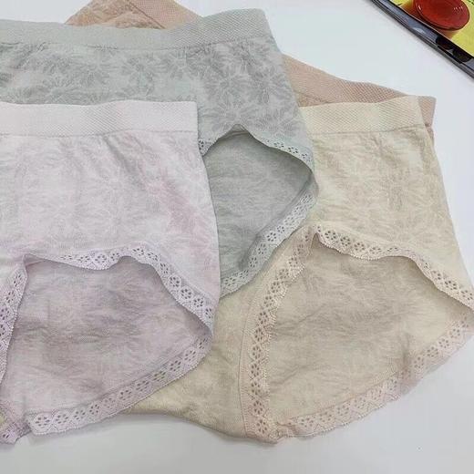 SUNJ2085 小雏菊内裤 莫代尔提花短裤 商品图1