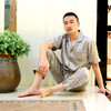 鑫缘 真丝男睡衣套 HD0020 商品缩略图4