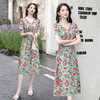 KY-YIXG8067夏季新款减龄时尚收腰显瘦印花连衣裙 商品缩略图4