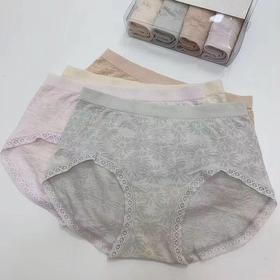 SUNJ2085 小雏菊内裤 莫代尔提花短裤