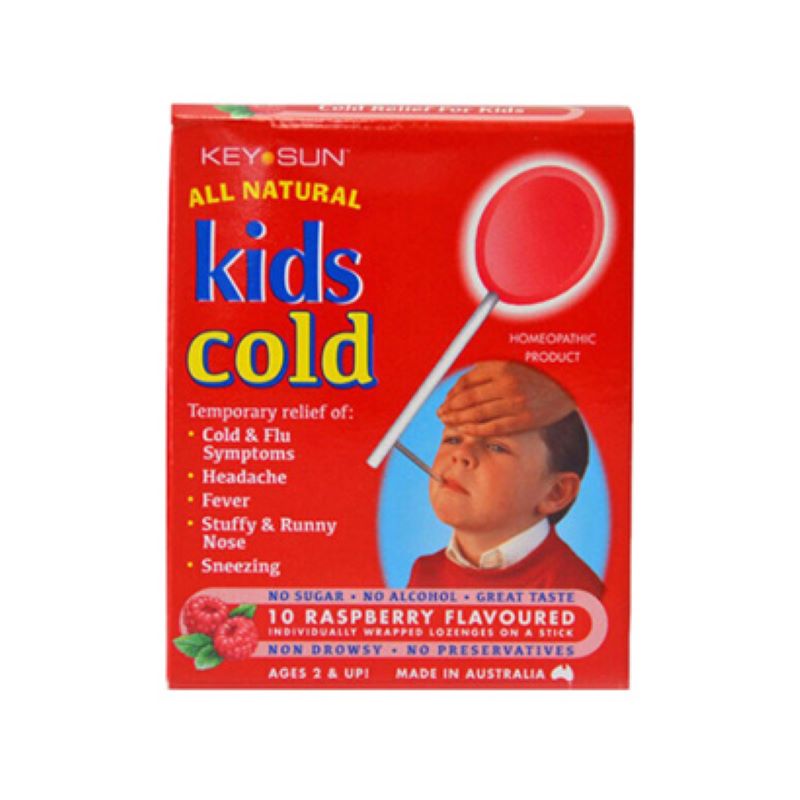 澳洲All Natural Kids cold 儿童感冒棒棒糖 10支（澳洲直邮）JPY带授权招加盟代理