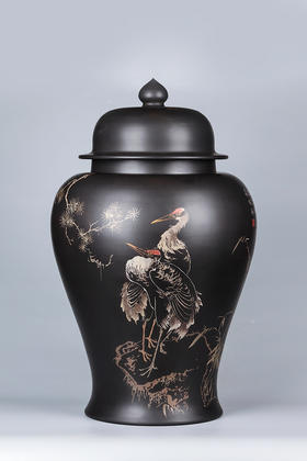 紫器丹青  茶缸