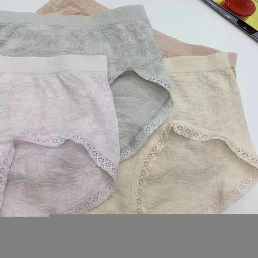 SUNJ2085 小雏菊内裤 莫代尔提花短裤 商品图3