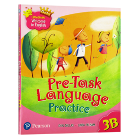 新版香港朗文小学英语教材 3年级下学期综合练习册 英文原版 Longman Welcome to English Pre-Task Language Practice 3B 英文版