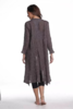 HWT全麻折绉时尚开叉开衫 商品缩略图2