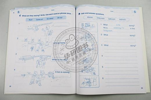 新版香港朗文小学英语教材 1年级下学期综合练习册 英文原版 Longman Welcome to English Pre-Task Language Practice 1B 英文版 商品图2