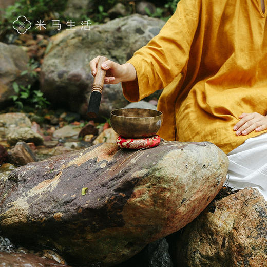 米马杂货 尼泊尔手工 七种金属合金颂钵 聆听梵音 助眠安神 商品图2