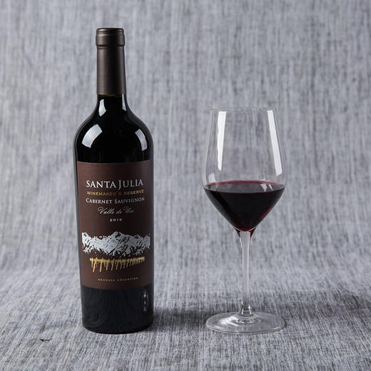 圣茱莉亚酿酒师珍藏赤霞珠红葡萄酒 2016x750ml  阿根廷 商品图1