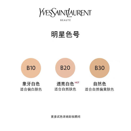 法国YSL羽毛皮革气垫BB霜 商品图4