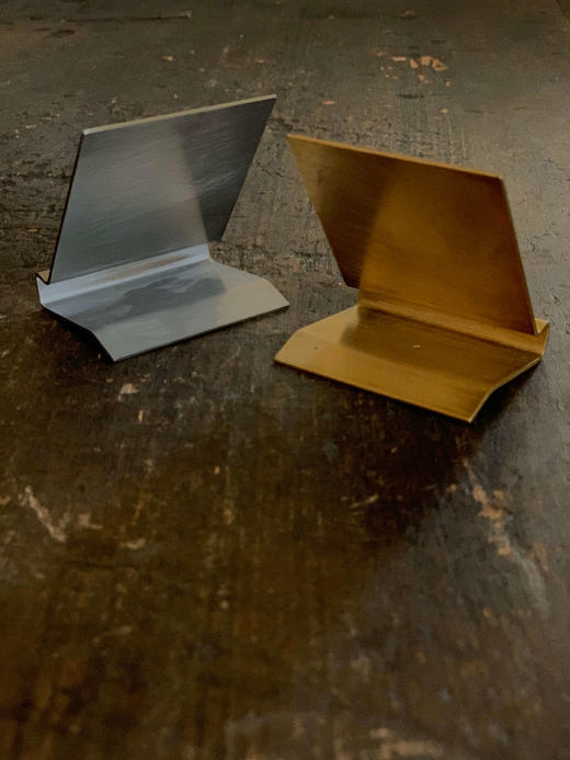 竹俣勇壹 56/57 卡片座 （黄铜/不锈钢） 商品图2