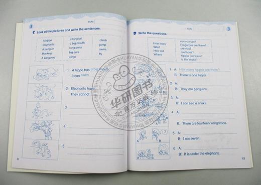 新版香港朗文小学英语教材 1年级下学期综合练习册 英文原版 Longman Welcome to English Pre-Task Language Practice 1B 英文版 商品图1