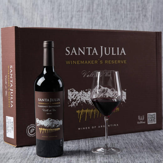 圣茱莉亚酿酒师珍藏赤霞珠红葡萄酒 2016x750ml  阿根廷 商品图2