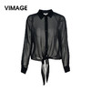 VIMAGE纬漫纪女装夏季轻薄透气防晒薄长款短外套V1303918 商品缩略图0