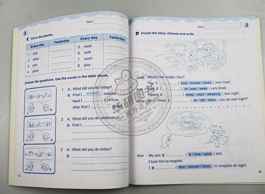 新版香港朗文小学英语教材 3年级下学期综合练习册 英文原版 Longman Welcome to English Pre-Task Language Practice 3B 英文版 商品图1