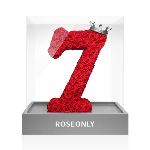 roseonly高端定制幸运数字单红色