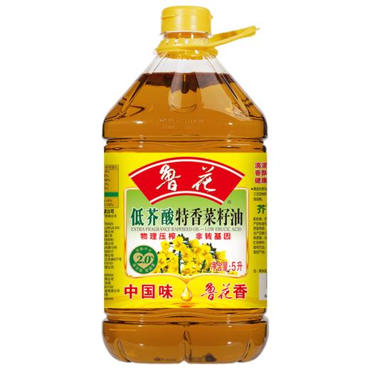 鲁花低芥酸特香菜籽油（5L/桶） 商品图0