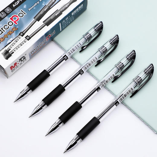 晨光中性笔别客AGP10701黑0.5 12支/盒 商品图0