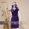 【特惠】YIQU丨“美丽女人”连身裙（深紫）P 商品缩略图0