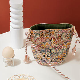 桌边收纳袋居家储物盒布艺收纳筐