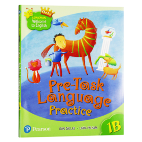 新版香港朗文小学英语教材 1年级下学期综合练习册 英文原版 Longman Welcome to English Pre-Task Language Practice 1B 英文版