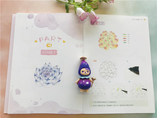 莳花弄草：清新风水彩植物插画入门  9787568057387 华中科技大学出版社 商品图7