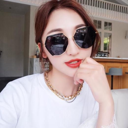 QC-新款时尚半框偏光太阳镜   个性网红同款 商品图0