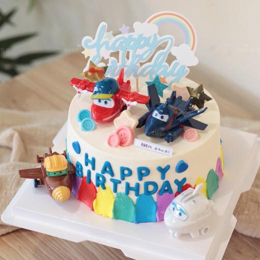 超级飞侠彩虹🌈奶油蛋糕 商品图2