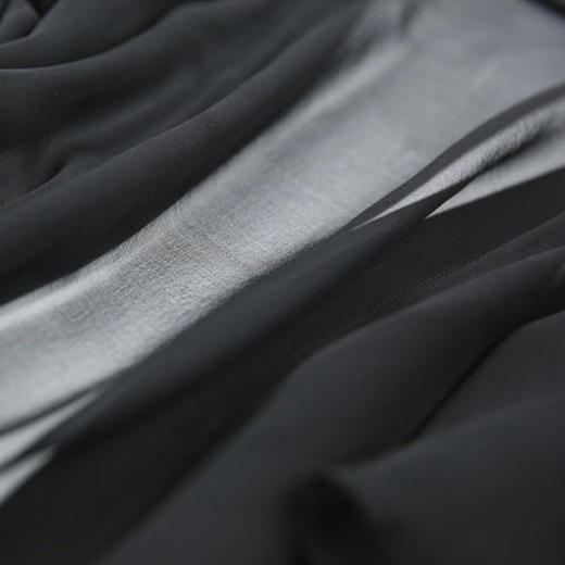 丁摩 真丝乔其纱系带防晒衣空调开衫桑蚕丝外披ZFYY223 商品图4