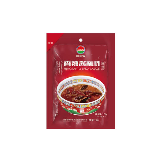 额尔敦 芝麻香辣酱蘸料小料125g 商品图4