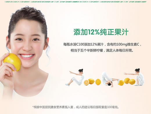 农夫水溶C100柠檬味445ml 商品图2