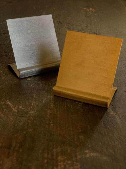 竹俣勇壹 56/57 卡片座 （黄铜/不锈钢） 商品图1