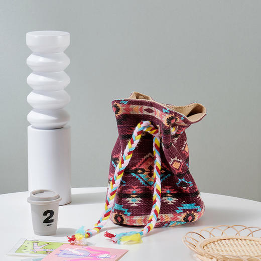 抽绳袋收纳小布袋首饰袋创意收纳筐 商品图1