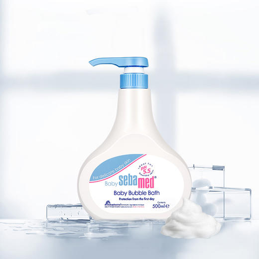 施巴婴儿泡泡浴露 500ml 悦蓝