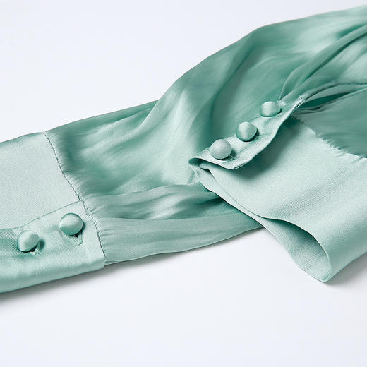 VIMAGE纬漫纪春夏季修身系带连衣裙中长款V1307934 商品图3