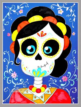 《探寻地域文化墨西哥亡灵节》【自动发货：下单后，点击手机短信中收到的链接，即可获取文件下载的链接；如有任何问题，可添加客服微信hm33268获得帮助】