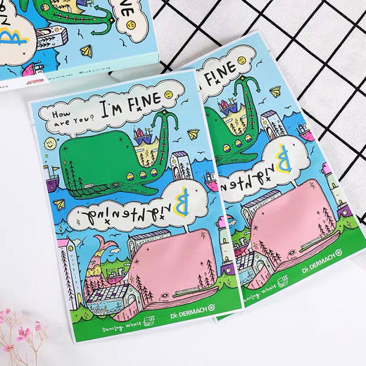 韩国清潭洞小鲸鱼面膜10片/盒 商品图0