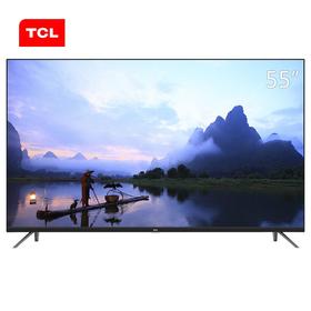 TCL 55A360 55英寸观影王 4K超高清HDR安卓智能液晶电视机（黑色）