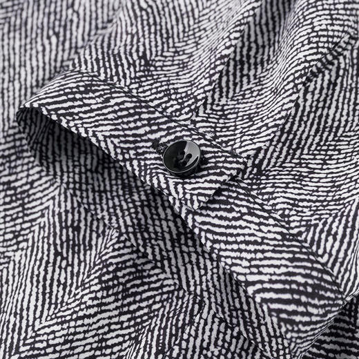 DB-A191新中长款七分袖燕尾宽松大码上衣 商品图3